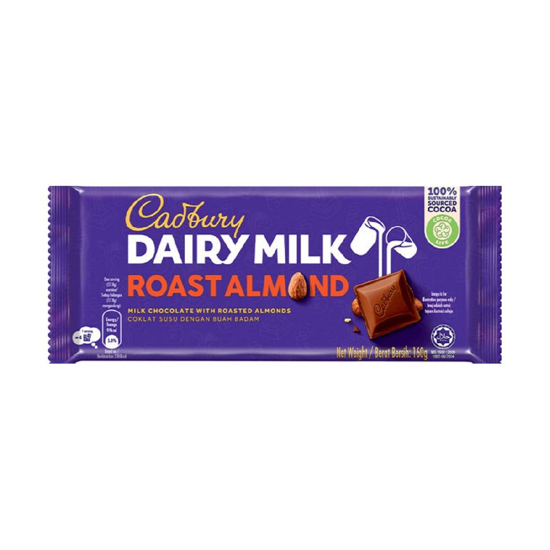 Cadbury Dairy Milk Roast Almond 160G
