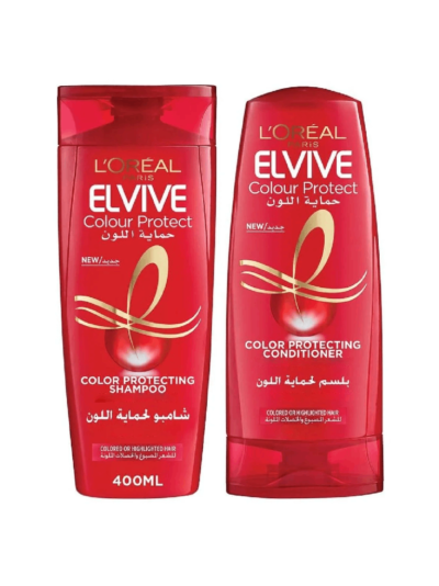 L'Oreal Paris Elvive Colour Protect Shampoo 400ml & Conditioner