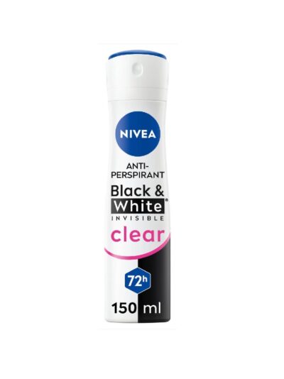 NIVEA Black & White Invisible Clear 72h Anti-perspirant Deodorant