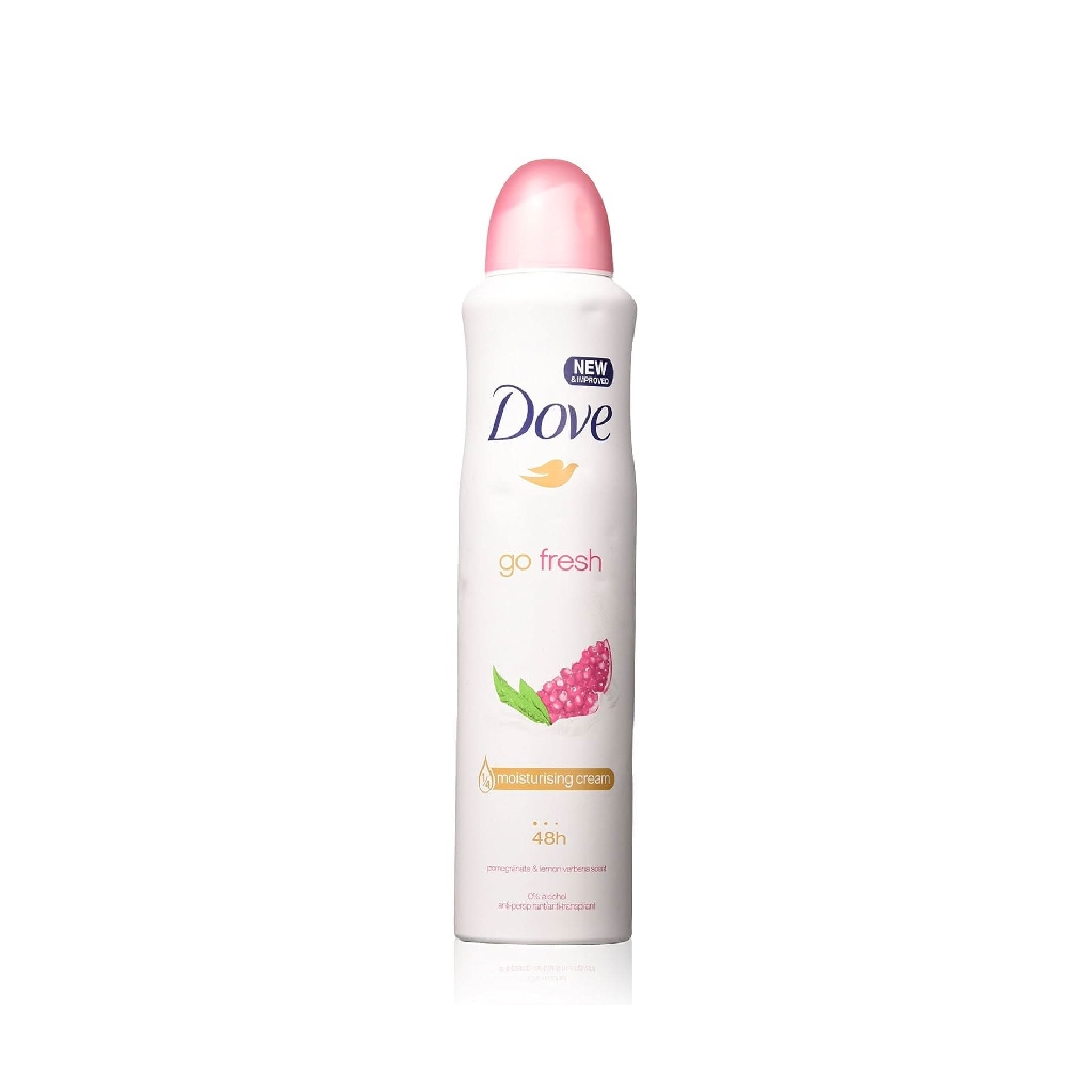 Dove Go Fresh Antiperspirant Body Spray 250Ml - Pomegranate & Lemon Verbena