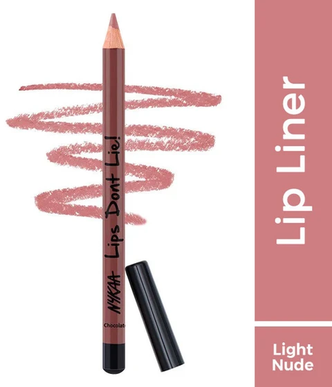 NYKAA Lips Don't Lie Waterproof Lip Liner Chocolate