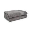 Bath towel light Grey Size 30 x 60