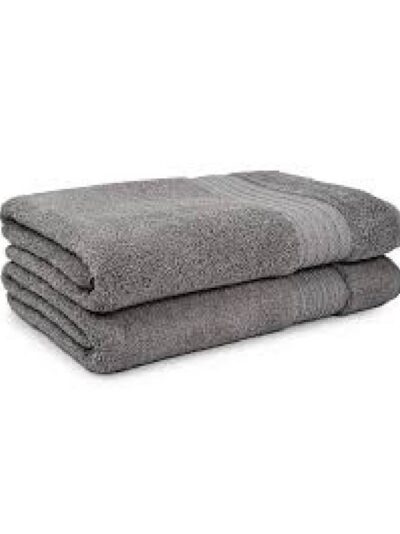 Bath towel light Grey Size 30 x 60