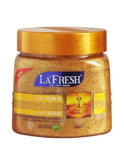 La fresh Gold Scrub Face & Body scrub 500ml