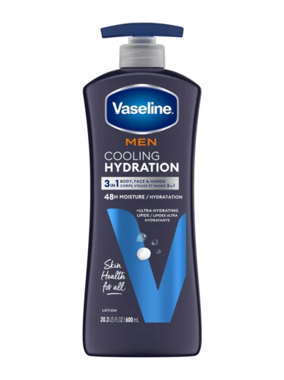 Vaseline Men Cooling Hydration 3 In 1 Lotion 600ml