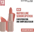 MAYBELLINE NEW YORK Serum Lipstick (Matte) 8Hr Hydrated color - 001 Crop Top
